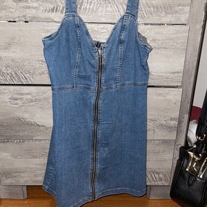 Zip up Women’s Jean Dress